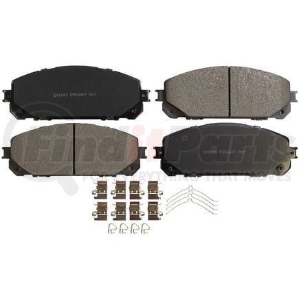 Monroe GX1843 Disc Brake Pad Set Monroe Brakes ProSolution Ceramic Brake Pads