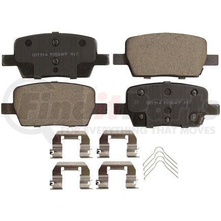 Monroe GX1914 Disc Brake Pad Set Monroe Brakes ProSolution Ceramic Brake Pads