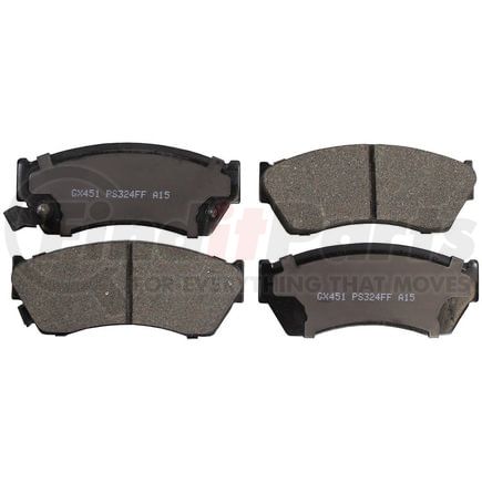 Monroe GX451 Disc Brake Pad Set Monroe Brakes ProSolution Ceramic Brake Pads
