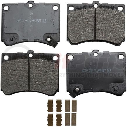 GX473 by MONROE - Monroe Brakes ProSolution Ceramic Brake Pads