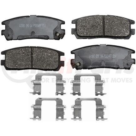 Monroe GX580 Disc Brake Pad Set Monroe Brakes ProSolution Ceramic Brake Pads
