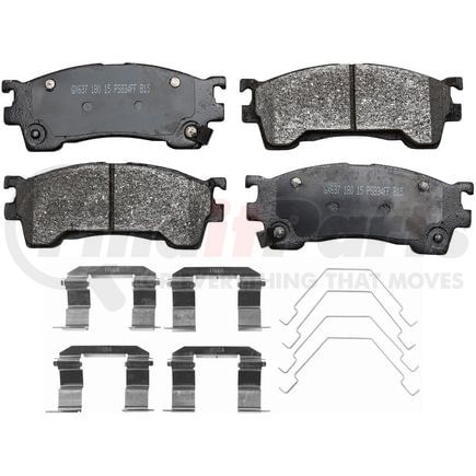 GX637 by MONROE - ProSolution Ceramic Brake Pads