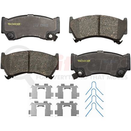 GX668 by MONROE - Monroe Brakes ProSolution Ceramic Brake Pads
