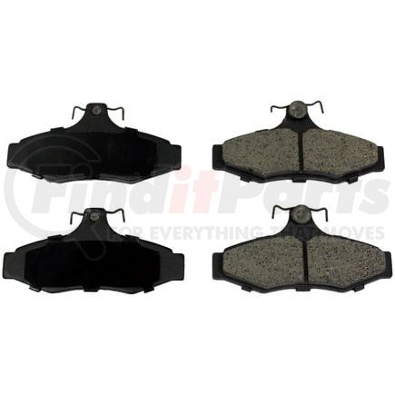 GX724 by MONROE - Monroe Brakes ProSolution Ceramic Brake Pads