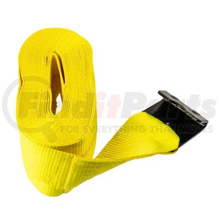 WA140D435FH by WORLD AMERICAN - Flat Hook Winch Strap
