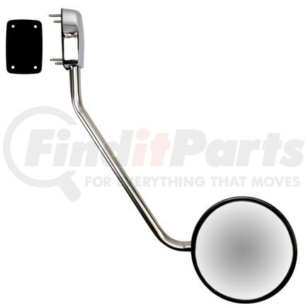 WA18-8157 by WORLD AMERICAN - HOOD MIRROR CHROME LEFT