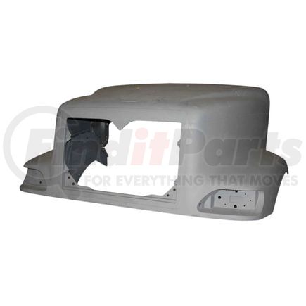 World American WA18-9040 Hood Assembly Hood Assembly, 2-Piece Hood-SBA, Fiberglass, 59.5in Centerline, Flat Glass, Diamond