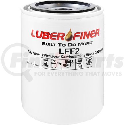 LFF2 by LUBER-FINER - Luberfiner LFF2 4" Spin-on Oil Filter