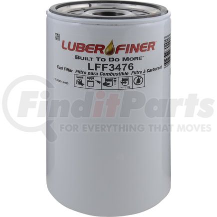 LFF3476 by LUBER-FINER - Luberfiner LFF3476 MD/HD Spin-on Oil Filter