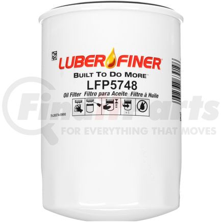 LFP5748 by LUBER-FINER - Luberfiner LFP5748 MD/HD Spin-on Oil Filter