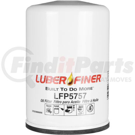 LFP5757 by LUBER-FINER - Luberfiner LFP5757 4" Spin-on Oil Filter