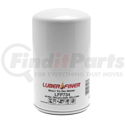 LFP734 by LUBER-FINER - Luberfiner LFP734 MD/HD Spin-on Oil Filter