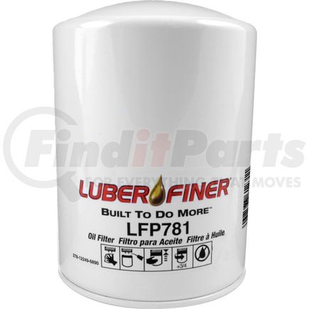 LFP781 by LUBER-FINER - Luberfiner LFP781 MD/HD Spin-on Oil Filter