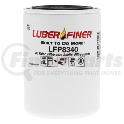 LFP8340 by LUBER-FINER - Luberfiner LFP8340 4" Spin-on Oil Filter