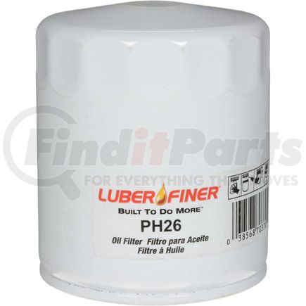 PH26 by LUBER-FINER - Luberfiner PH26 4" Spin-on Oil Filter