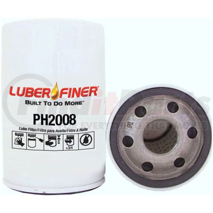 PH2008 by LUBER-FINER - Luberfiner PH2008 4" Spin-on Oil Filter