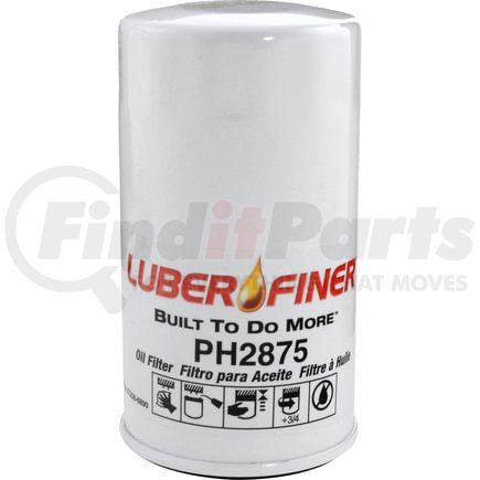 PH2875 by LUBER-FINER - Luberfiner PH2875 2 1/2" Spin-on Oil Filter