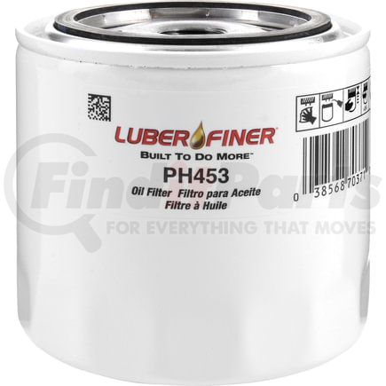 PH453 by LUBER-FINER - Luberfiner PH453 4" Spin-on Oil Filter