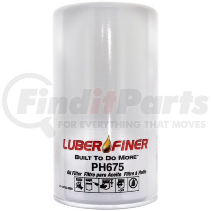 PH675 by LUBER-FINER - Luberfiner PH675 4" Spin-on Oil Filter