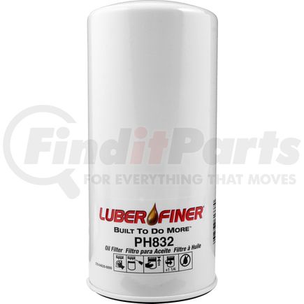 PH832 by LUBER-FINER - Luberfiner PH832 4" Spin-on Oil Filter