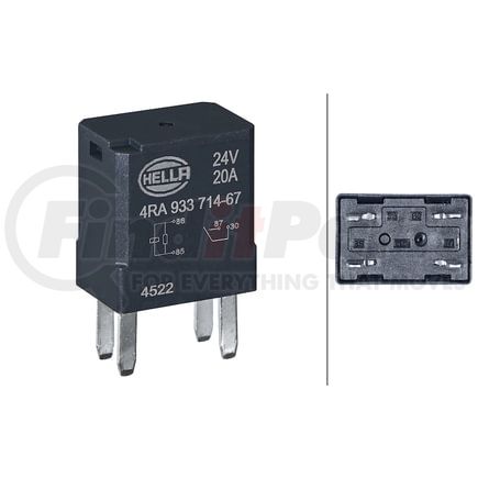 933714671 by HELLA - Accessory Power Relay