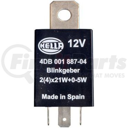 001887041 by HELLA - Flasher Unit, 4 pin, 12 V