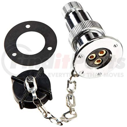 HELLA 002807801 12 Volt Accessory Power Outlet Socket 3-Pole Plug and Socket