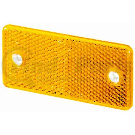 003326011 by HELLA - 3326 Amber Rectangular Reflex Reflector