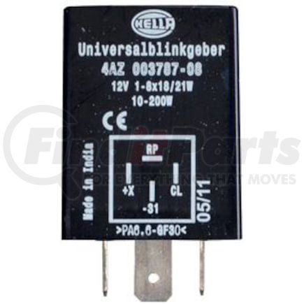 003787081 by HELLA - Flasher Unit, 4 pin, 12 V