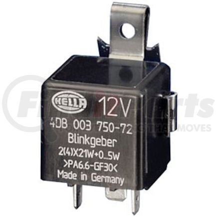 003750721 by HELLA - Flasher Unit 2(4)x21W+0...5W 12V 4DB