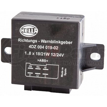 004019021 by HELLA - Trailer Turn Signal Relay