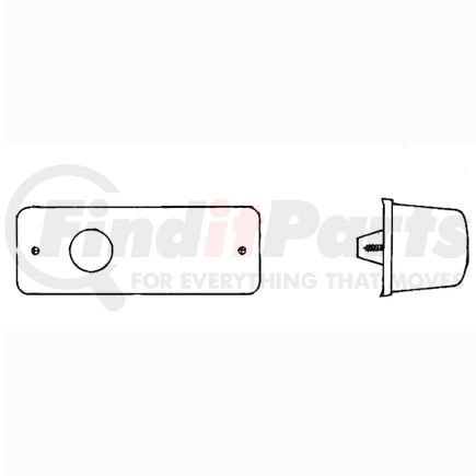 006692027 by HELLA - Turn Signal Indicator Light