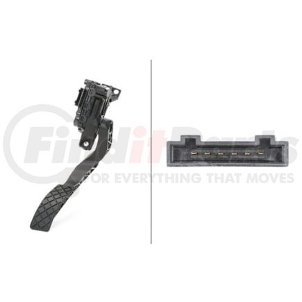 008376701 by HELLA - Accelerator Pedal Sensor 6PV