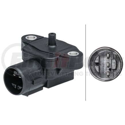HELLA 009403001 Manifold Absolute Pressure Sensor Sensor, intake manifold pressure - 3-pin connector - Bolted - without
