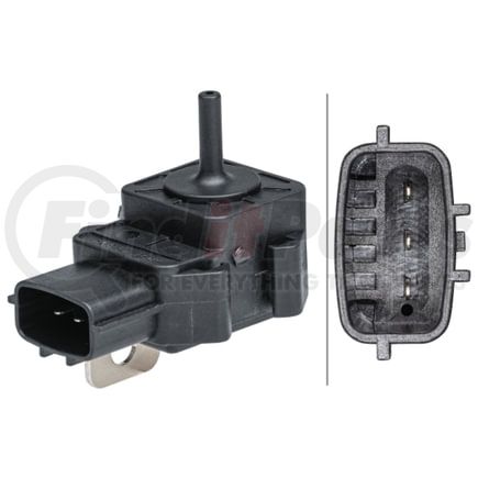 009403121 by HELLA - Sensor, intake manifold pressure - 3-pin connector - Bolted - without gasket / seal