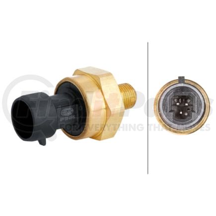 009409521 by HELLA - Sensor, exhaust pressure - 3-pin connector - Screw Connection