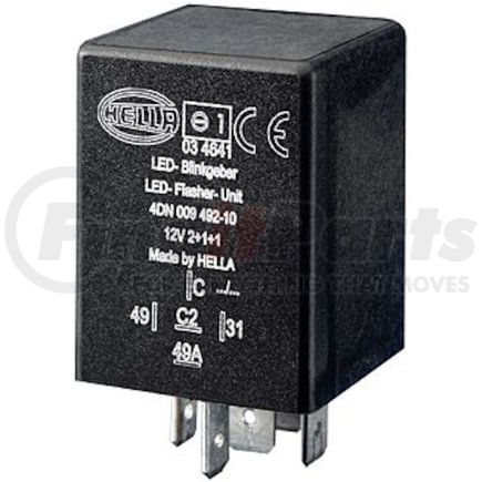 009492101 by HELLA - Flasher Unit, 5 pin, 12 V