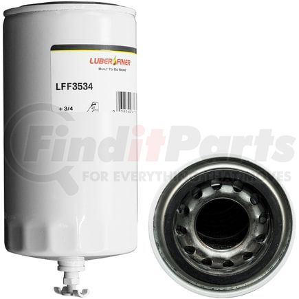 LFF3534 by LUBER-FINER - Luberfiner LFF3534 4" Spin-on Oil Filter