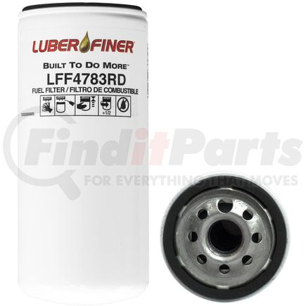 LFF4783RD by LUBER-FINER - Luberfiner LFF4783RD 4" Spin-on Fuel Filter