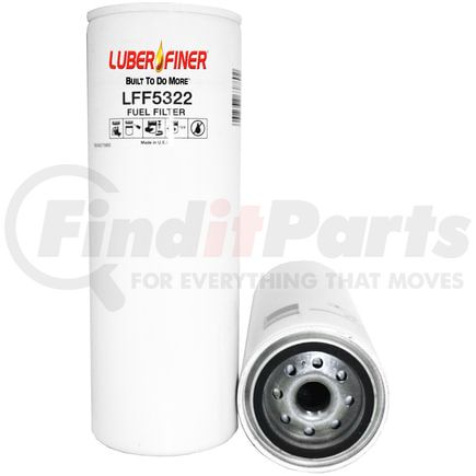 LFF5322 by LUBER-FINER - Luberfiner LFF5322 4" Spin-on Fuel Filter