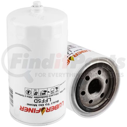 LFF5D by LUBER-FINER - Luberfiner LFF5D 4" Spin-on Oil Filter