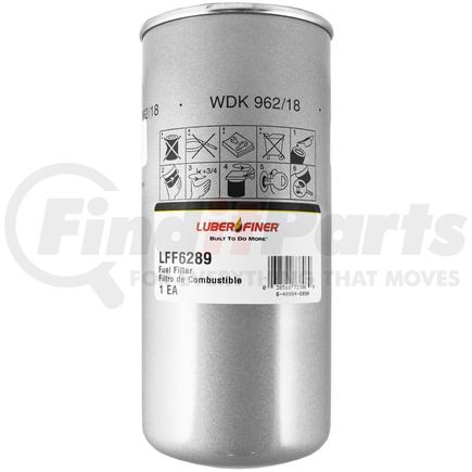 LFF6289 by LUBER-FINER - Luberfiner LFF6289 4" Spin-on Oil Filter