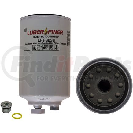 LFF8038 by LUBER-FINER - Luberfiner LFF8038 MD/HD Spin-On Fuel Filter