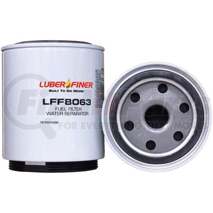 LFF8063 by LUBER-FINER - Luberfiner LFF8063 MD/HD Spin-On Fuel Filter