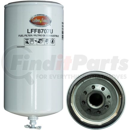 LFF8707U by LUBER-FINER - Luberfiner LFF8707U MD/HD Spin-on Oil Filter