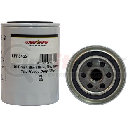 LFP8452 by LUBER-FINER - Luberfiner LFP8452 MD/HD Spin-on Oil Filter