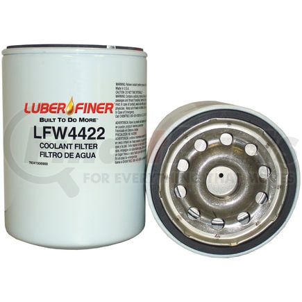 LFW4422 by LUBER-FINER - Luberfiner LFW4422 MD/HD Spin-on Coolant Filter