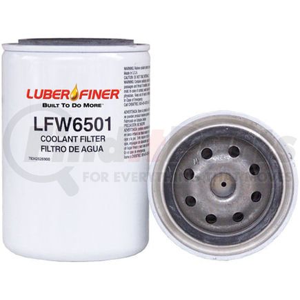 LFW6501 by LUBER-FINER - Luberfiner LFW6501 MD/HD Spin-on Coolant Filter