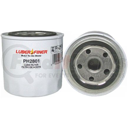 PH2801 by LUBER-FINER - Luberfiner PH2801 4" Spin-on Oil Filter