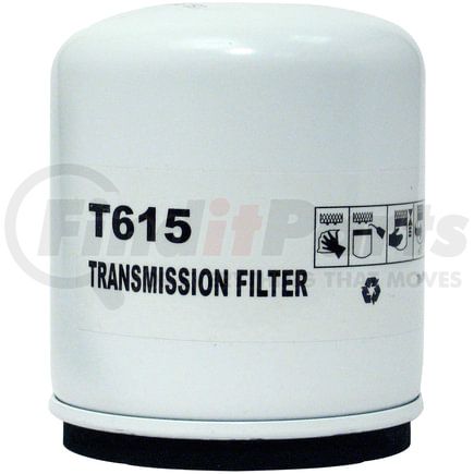 T615 by LUBER-FINER - Luberfiner T615 4" Spin-on Oil Filter